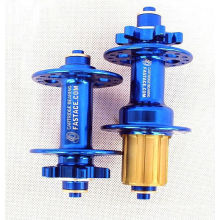 Mountain bike hubs bicycle disc hubs super light bicycle hubs with quick release 32 holes blue